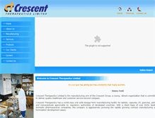 Tablet Screenshot of crescenttherapeutics.org